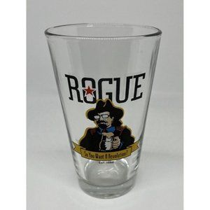 ROGUE Ales Beer Pint Glass So You Want A Revolution? Rogue Brewing Company 1988